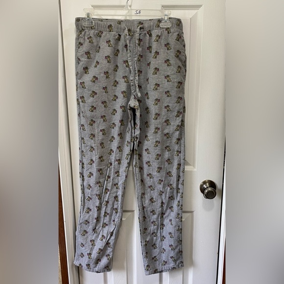 NWOT Men’s J Crew Dog & American Flag Drawstring Pajama Pants - Picture 3 of 6